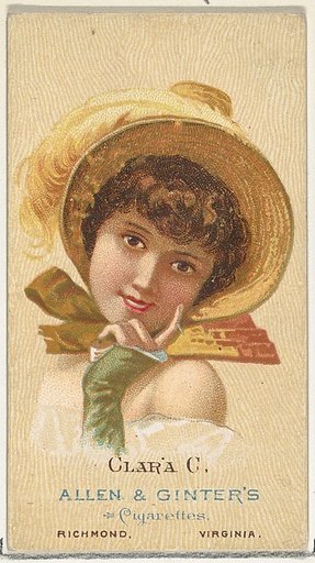 Clara C., from World's Beauties, Series 2 (N27) for Allen & Ginter Cigarettes
