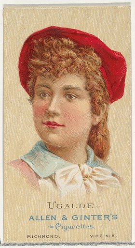 Ugalde, from World's Beauties, Series 2 (N27) for Allen & Ginter Cigarettes