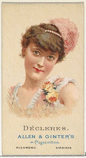 Décleres, from World's Beauties, Series 2 (N27) for Allen & Ginter Cigarettes