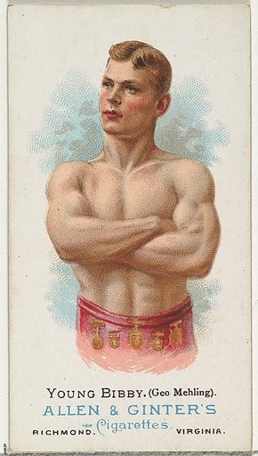 Young Bibby (George Mehling), Wrestler, from World's Champions, Series 1 (N28) for Allen & Ginter Cigarettes