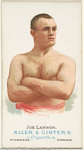 Joe Lannon, Pugilist, from World's Champions, Series 1 (N28) for Allen & Ginter Cigarettes