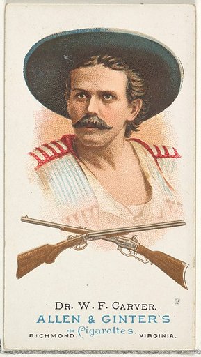 Dr. William Frank Carver, Rifle Shooter, from World's Champions, Series 1 (N28) for Allen & Ginter Cigarettes