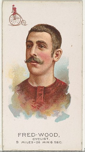 Fred Wood, Cyclist, from World's Champions, Series 2 (N29) for Allen & Ginter Cigarettes