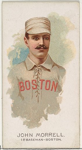 John Morrell, Baseball Player, 1st Baseman, Boston, from World's Champions, Series 2 (N29) for Allen & Ginter Cigarettes