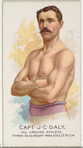 Captain J.C. Daly, All Around Athlete, from World's Champions, Series 2 (N29) for Allen & Ginter Cigarettes