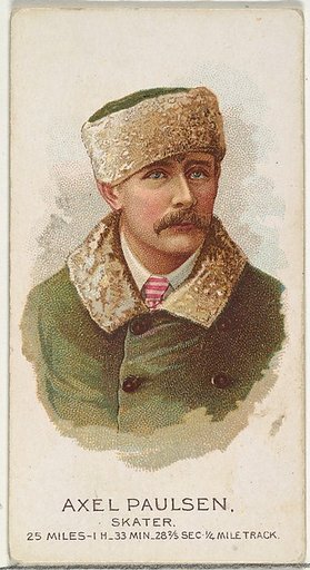 Axel Paulsen, Skater, from World's Champions, Series 2 (N29) for Allen & Ginter Cigarettes