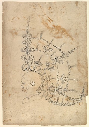Design for an Armor Helmet with Tournament Headdress