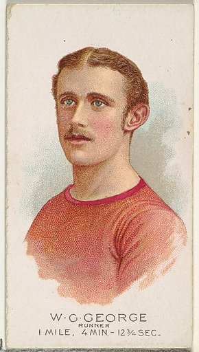 W.G. George, Runner, from World's Champions, Series 2 (N29) for Allen & Ginter Cigarettes