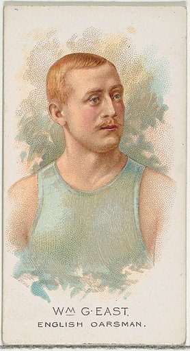 William G. East, English Oarsman, from World's Champions, Series 2 (N29) for Allen & Ginter Cigarettes