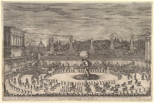Entry of the Prince of Tuscany as Hercules, from "Il mondo festeggiante"