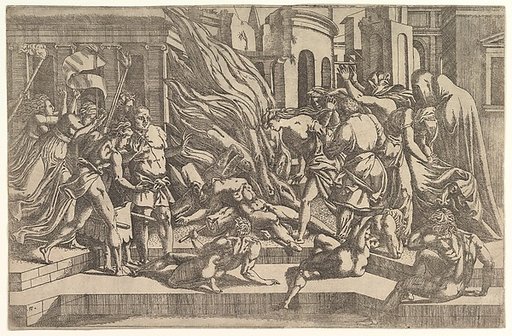 Burning of a Corpse