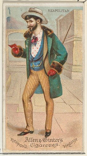 Neapolitan, from World's Dudes series (N31) for Allen & Ginter Cigarettes