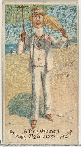 Long Branch, from World's Dudes series (N31) for Allen & Ginter Cigarettes