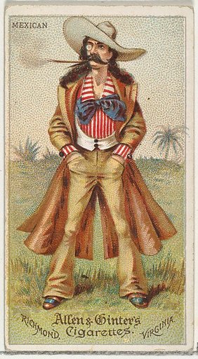 Mexican, from World's Dudes series (N31) for Allen & Ginter Cigarettes
