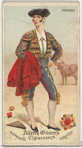 Torero, from World's Dudes series (N31) for Allen & Ginter Cigarettes