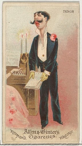 Tenor, from World's Dudes series (N31) for Allen & Ginter Cigarettes