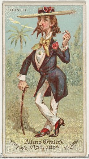 Planter, from World's Dudes series (N31) for Allen & Ginter Cigarettes
