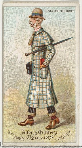 English Tourist, from World's Dudes series (N31) for Allen & Ginter Cigarettes