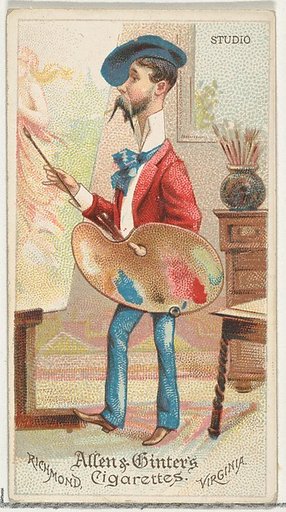 Studio, from World's Dudes series (N31) for Allen & Ginter Cigarettes