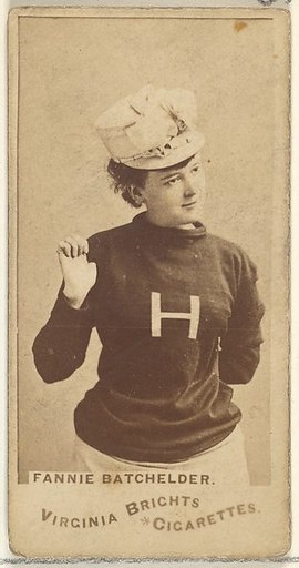 Fannie Batchelder, from the Actors and Actresses series (N45, Type 1) for Virginia Brights Cigarettes