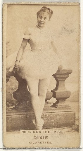 Mlle. Berthe, Paris, from the Actors and Actresses series (N45, Type 1) for Dixie Cigarettes