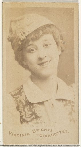 Bonifazzio, from the Actors and Actresses series (N45, Type 1) for Virginia Brights Cigarettes