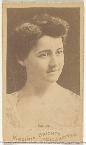 Battoni, from the Actors and Actresses series (N45, Type 1) for Virginia Brights Cigarettes