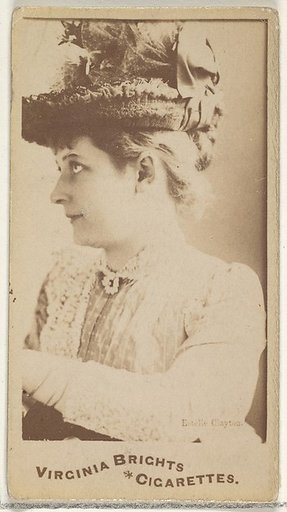 Estelle Clayton, from the Actors and Actresses series (N45, Type 1) for Virginia Brights Cigarettes