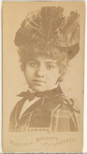 Corinne, from the Actors and Actresses series (N45, Type 1) for Virginia Brights Cigarettes