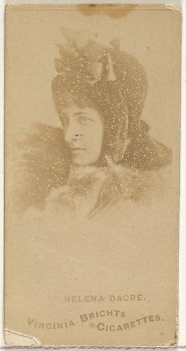 Helena Dacre, from the Actors and Actresses series (N45, Type 1) for Virginia Brights Cigarettes