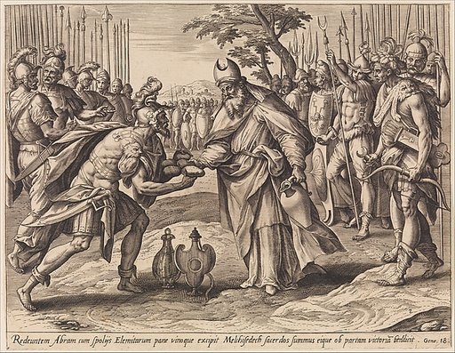 The Meeting of Abraham and Melchizedek, from "The Story of Abraham"