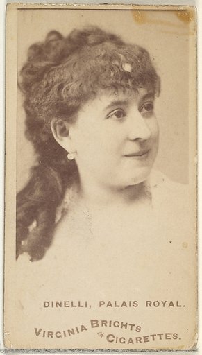 Dinelli, Palais Royal, from the Actors and Actresses series (N45, Type 1) for Virginia Brights Cigarettes