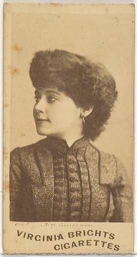 Card 649, Miss Emerson, from the Actors and Actresses series (N45, Type 1) for Virginia Brights Cigarettes
