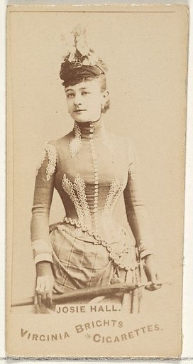 Josie Hall, from the Actors and Actresses series (N45, Type 1) for Virginia Brights Cigarettes