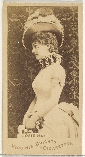 Josie Hall, from the Actors and Actresses series (N45, Type 1) for Virginia Brights Cigarettes