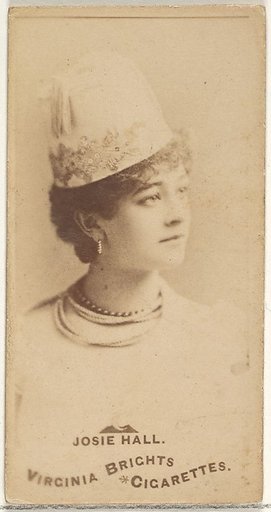 Josie Hall, from the Actors and Actresses series (N45, Type 1) for Virginia Brights Cigarettes