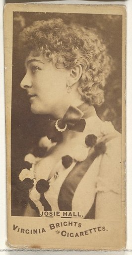 Josie Hall, from the Actors and Actresses series (N45, Type 1) for Virginia Brights Cigarettes