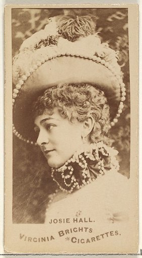 Josie Hall, from the Actors and Actresses series (N45, Type 1) for Virginia Brights Cigarettes