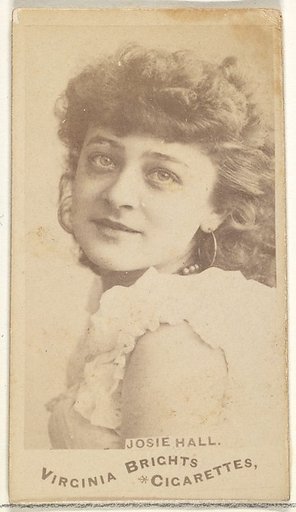 Josie Hall, from the Actors and Actresses series (N45, Type 1) for Virginia Brights Cigarettes