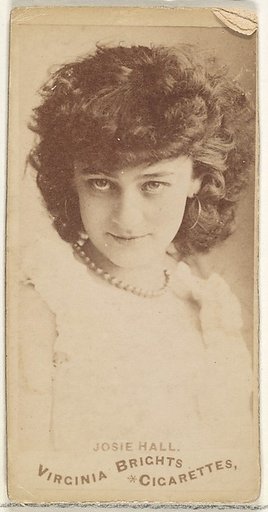 Josie Hall, from the Actors and Actresses series (N45, Type 1) for Virginia Brights Cigarettes