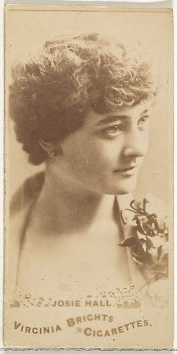 Josie Hall, from the Actors and Actresses series (N45, Type 1) for Virginia Brights Cigarettes