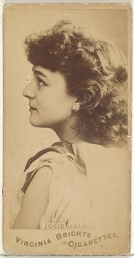 Josie Hall, from the Actors and Actresses series (N45, Type 1) for Virginia Brights Cigarettes