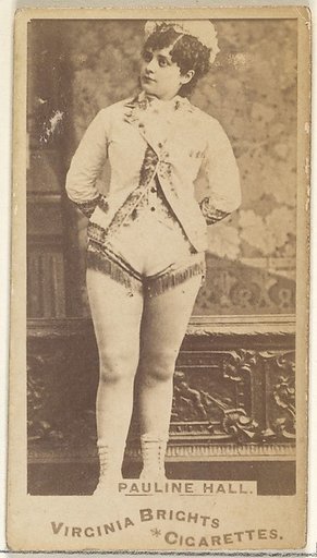 Pauline Hall, from the Actors and Actresses series (N45, Type 1) for Virginia Brights Cigarettes