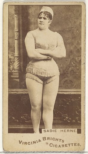 Sadie Herne, from the Actors and Actresses series (N45, Type 1) for Virginia Brights Cigarettes