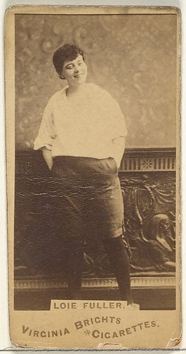 Loie Fuller, from the Actors and Actresses series (N45, Type 1) for Virginia Brights Cigarettes