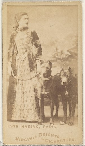Jane Hading, Paris, from the Actors and Actresses series (N45, Type 1) for Virginia Brights Cigarettes