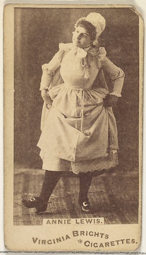 Annie Lewis, from the Actors and Actresses series (N45, Type 1) for Virginia Brights Cigarettes