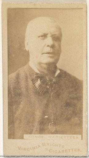 Leonce, Variettees, from the Actors and Actresses series (N45, Type 1) for Virginia Brights Cigarettes