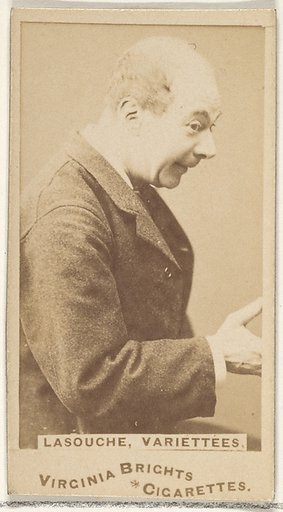 Lasouche, Variettees, from the Actors and Actresses series (N45, Type 1) for Virginia Brights Cigarettes