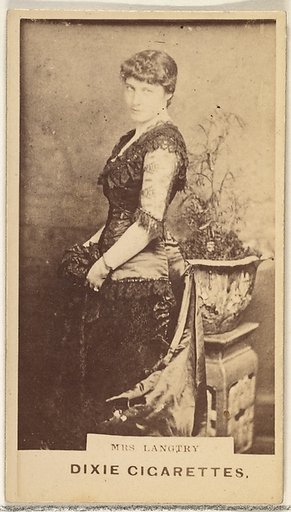 Mrs. Langtry, from the Actors and Actresses series (N45, Type 1) for Dixie Cigarettes